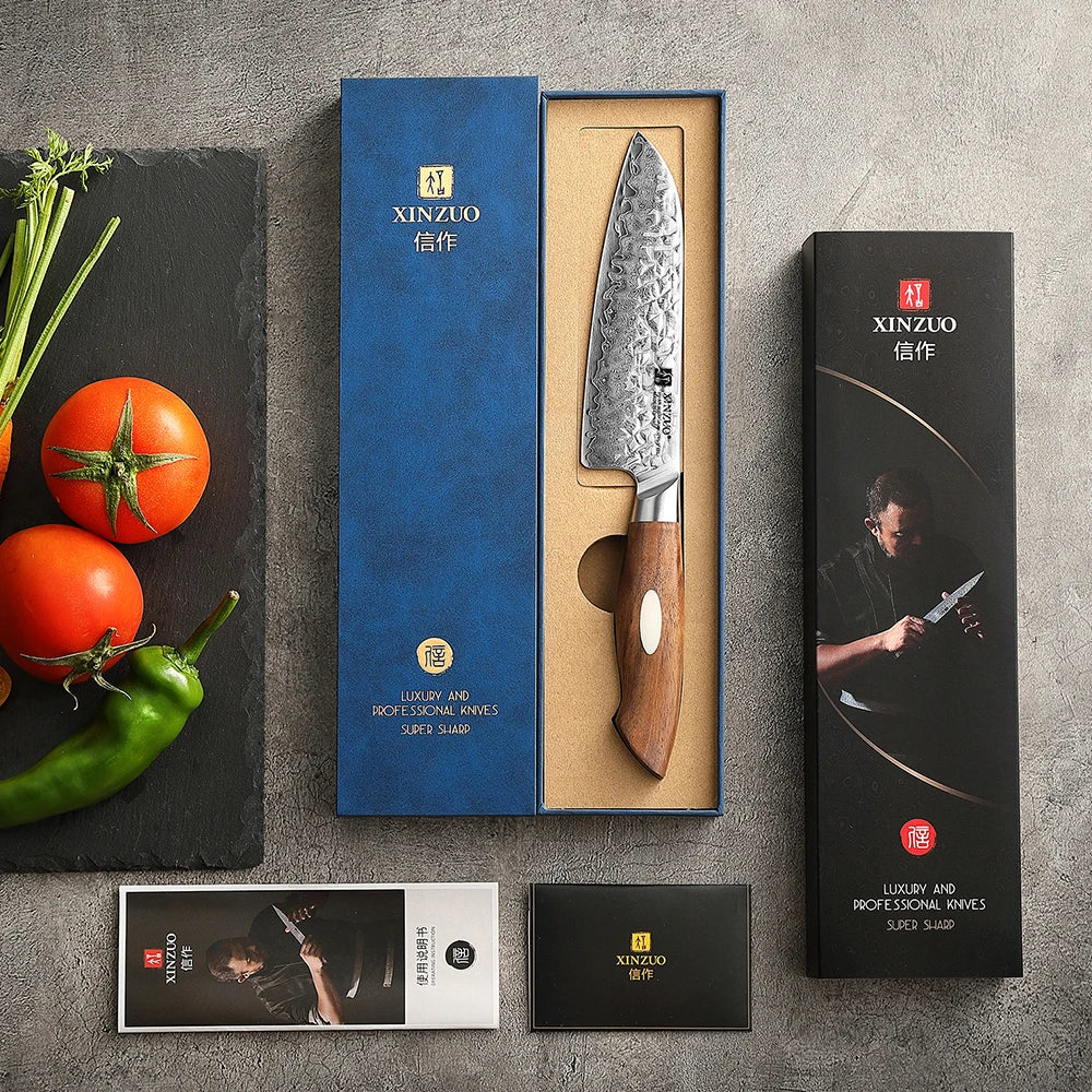 Santoku Damastmesser Fussa