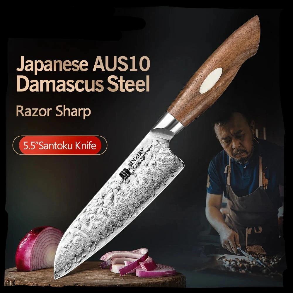 Santoku Damastmesser Fussa