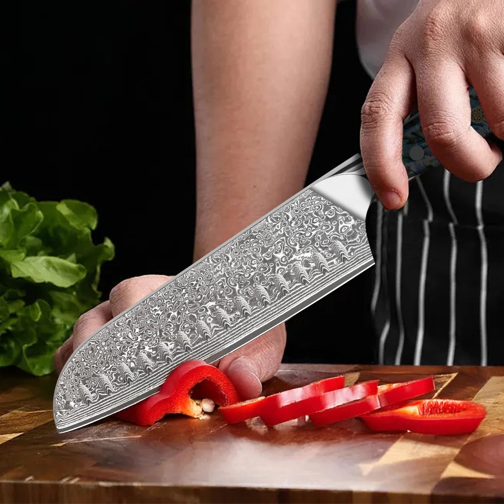 Santoku Damastmesser Miko