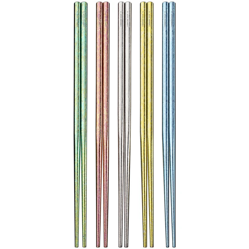 Aluminium Essstäbchen Etui - Silberne Aufbewahrungshülse 24,5cm Für Unterwegs