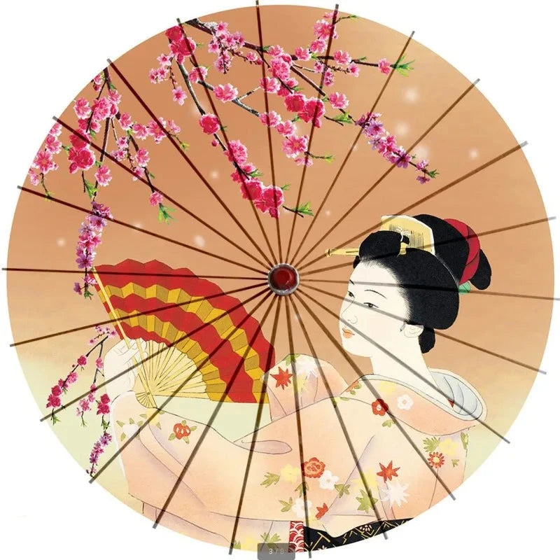 Asiatischer Sonnenschirm Nihongo (5 Farben)