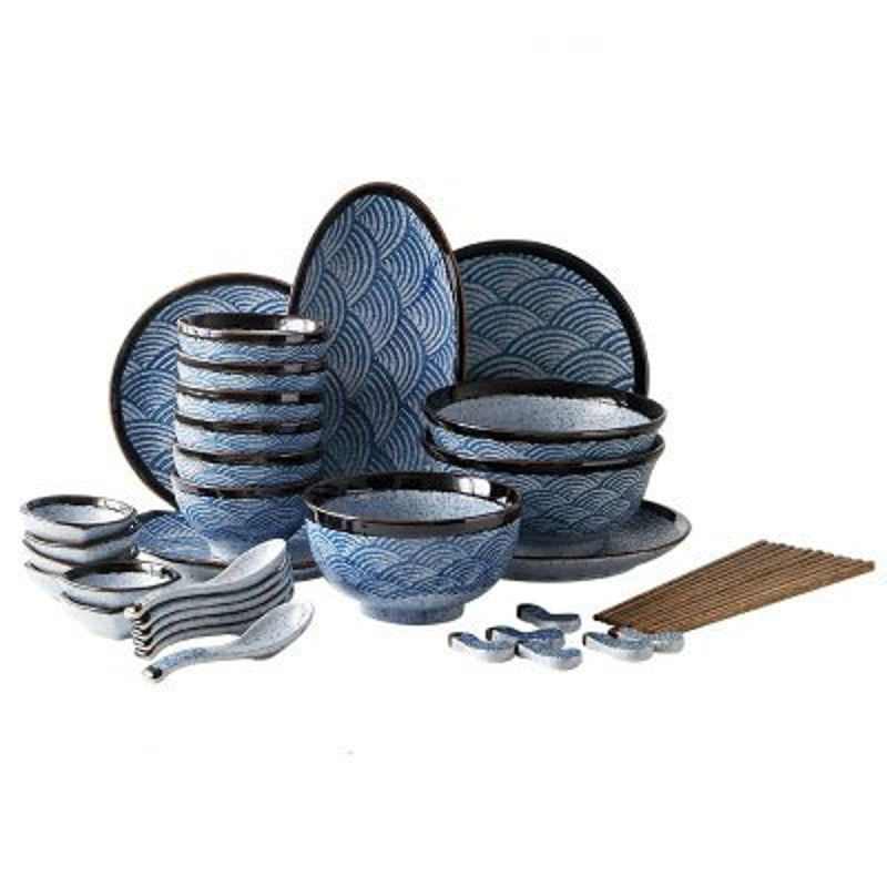 Keramik Geschirr-Set Itsukishima – Set C – 6 Personen (38 Teile)