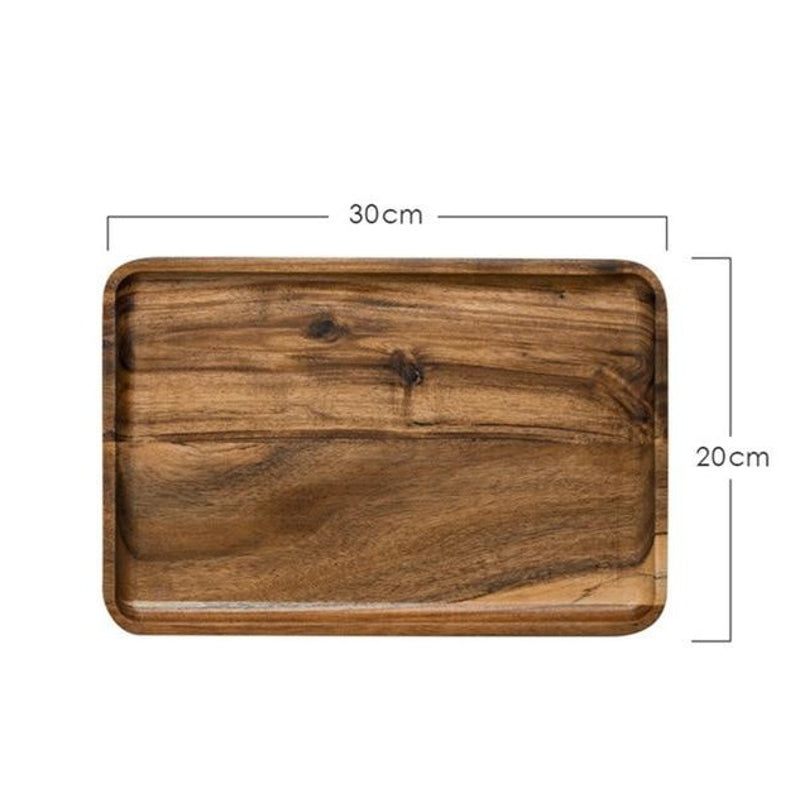 Holztablett Hiragatake (6 Größen) – XL Rechteckig