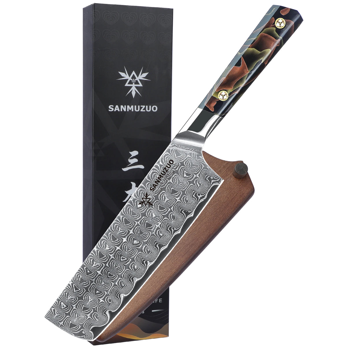 Nakiri Damaststahl Messer (2 Farben)