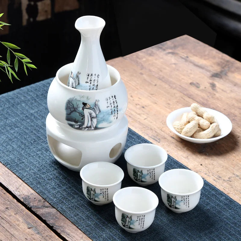 Sake Sets Moso (4 Farben)