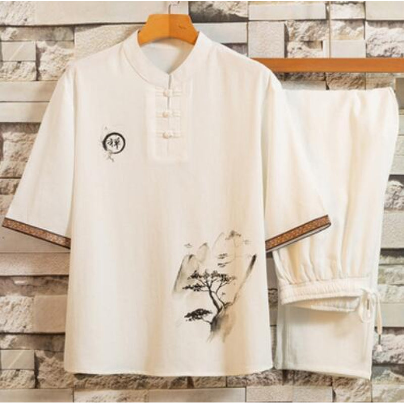 Asiatisches Bekleidungsset Jodai – Beige