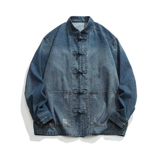 Asiatische Jeansjacke Chomato (2 Farben)