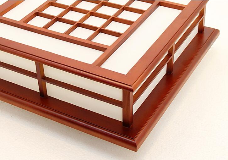 Holz-Deckenlampe Ryusaki im japanischen Stil mit LED – Bild 3