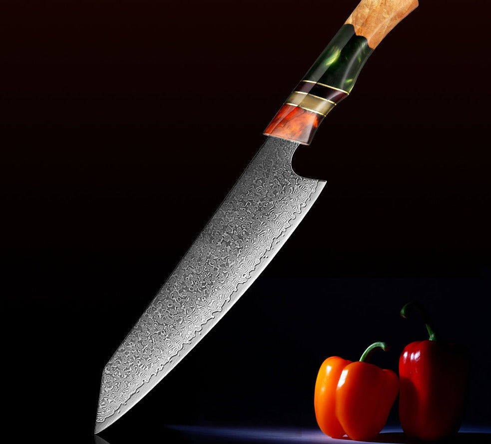 Kiritsuke Damastmesser Kyusui.