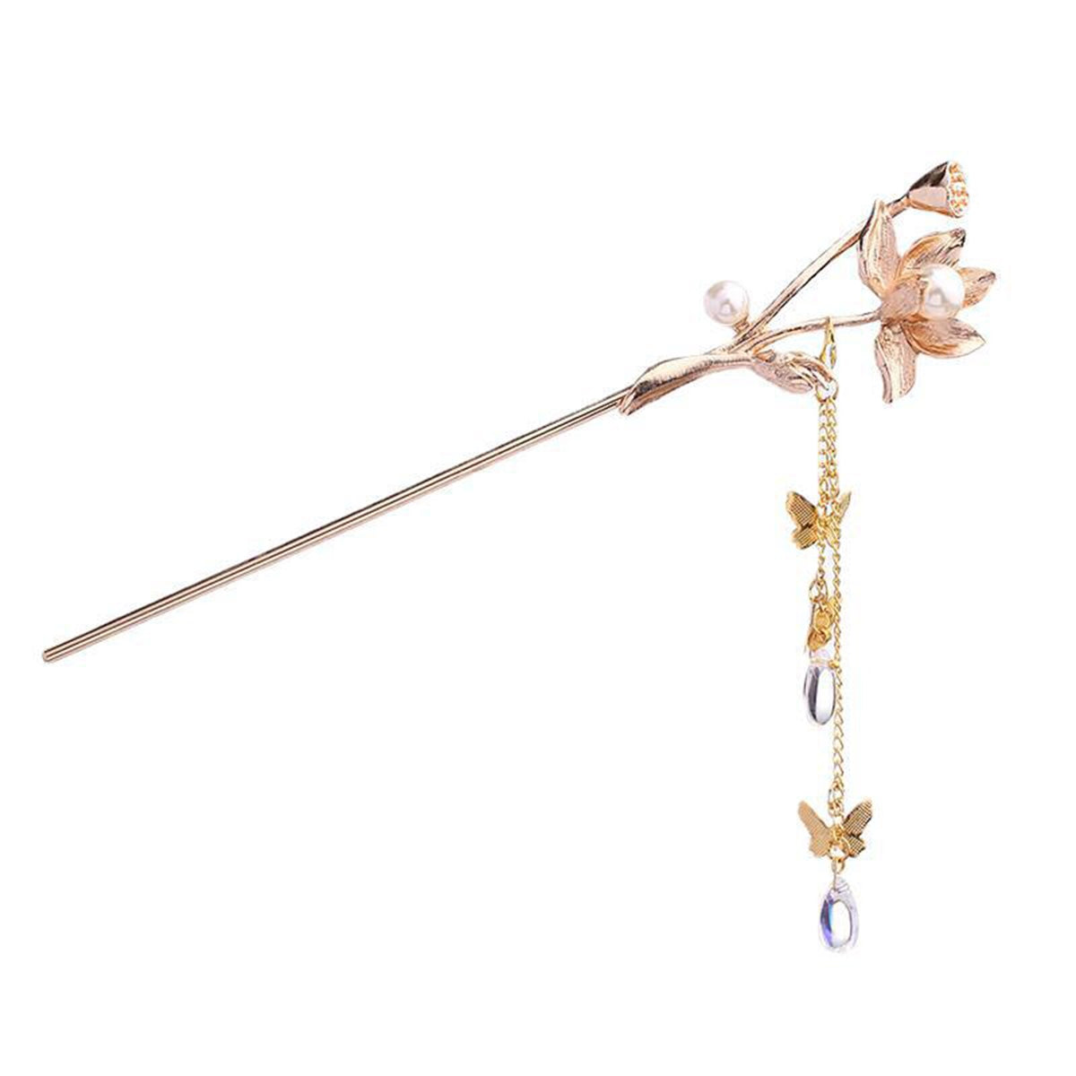 Kanzashi Haarnadel Gōnokawa aus Metall – Bild 2