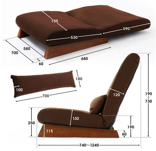 Klappbarer Sessel Funai (2 Farben)