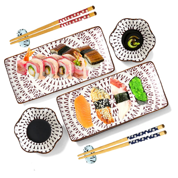 Sushi Geschirr Set Dan (6 Farben)
