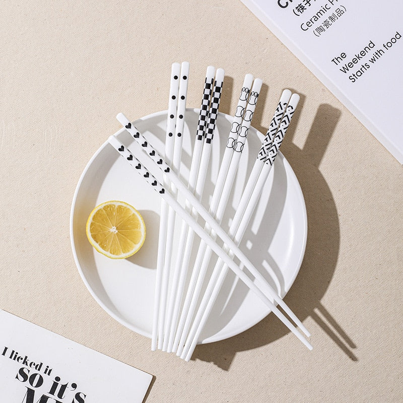Keramik Essstäbchen Set Mochiri (3 Modelle)