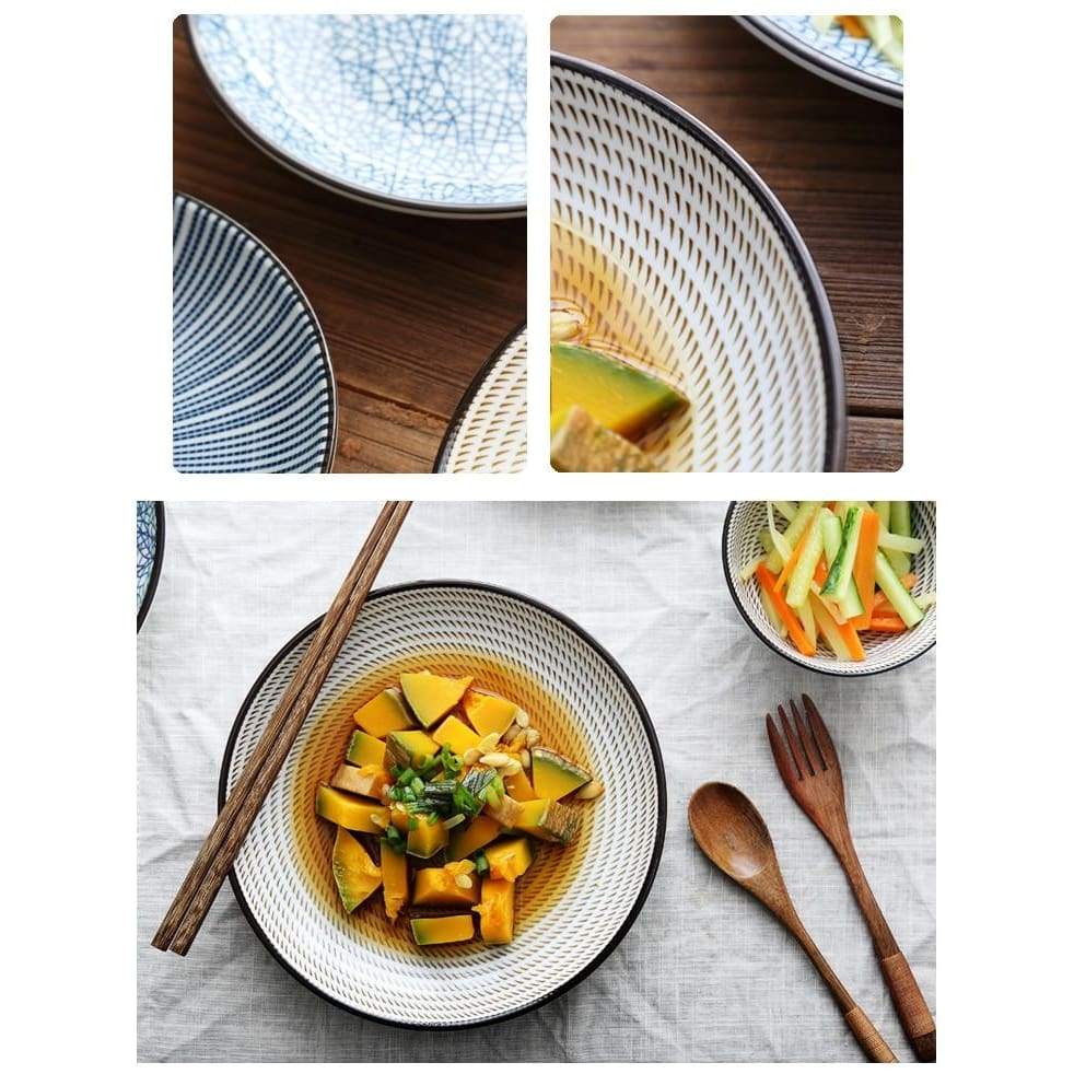 Plate Izu shima - Dishes