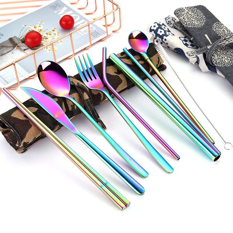 Luxus Essstäbchen, Besteck und kleine Stäbchen Set Moriarty (5 Farben)