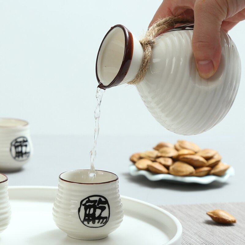 Keramik Sake-Set Hikari