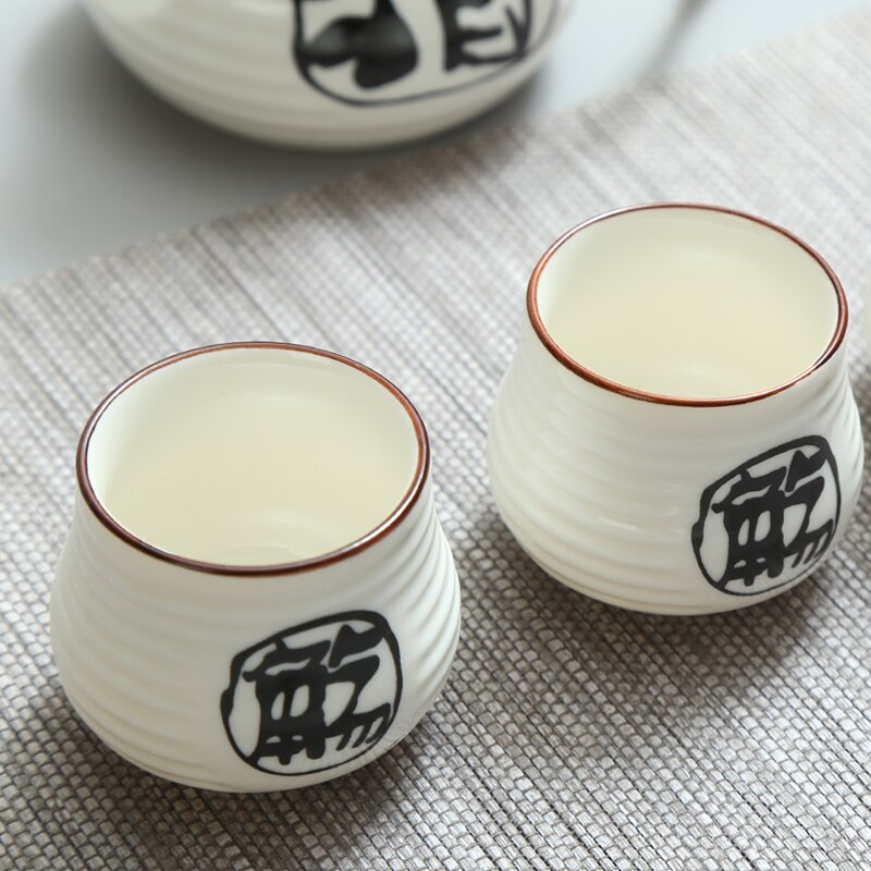 Keramik Sake-Set Hikari