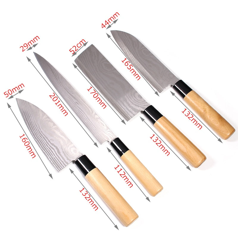 Küchenmesser Set Nara (4 Teile)