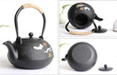 Gusseisen Teekanne mit Stövchen Hibiki