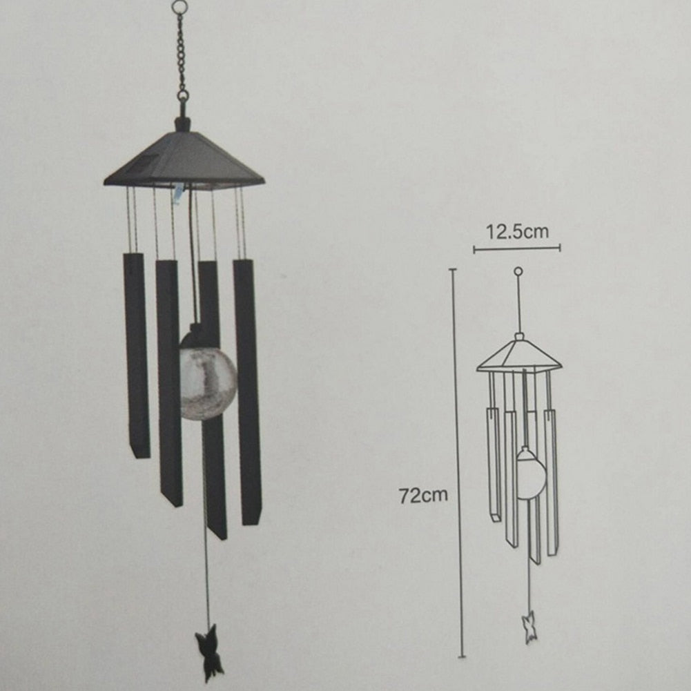 Solar LED Windglocke Wakoshi
