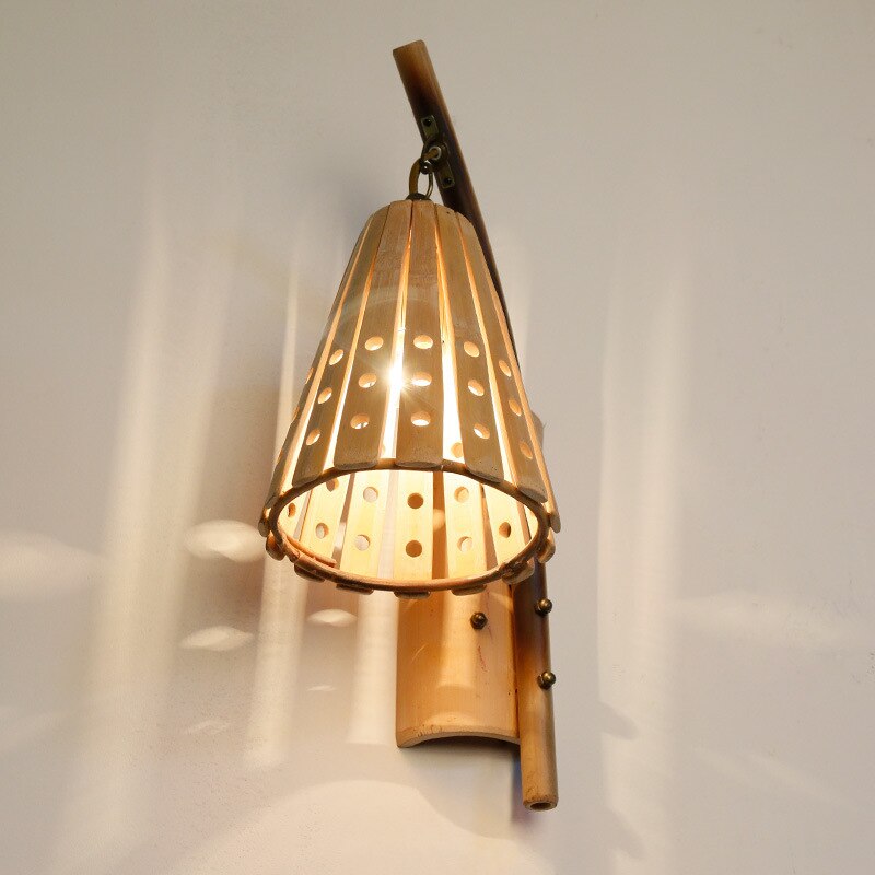 Bambuswandlampe Yokko