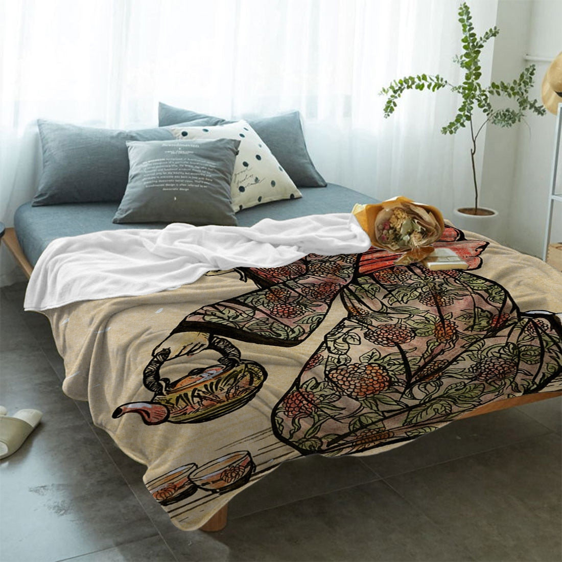 Geisha Kuscheldecke Hoshi (4 Größen)