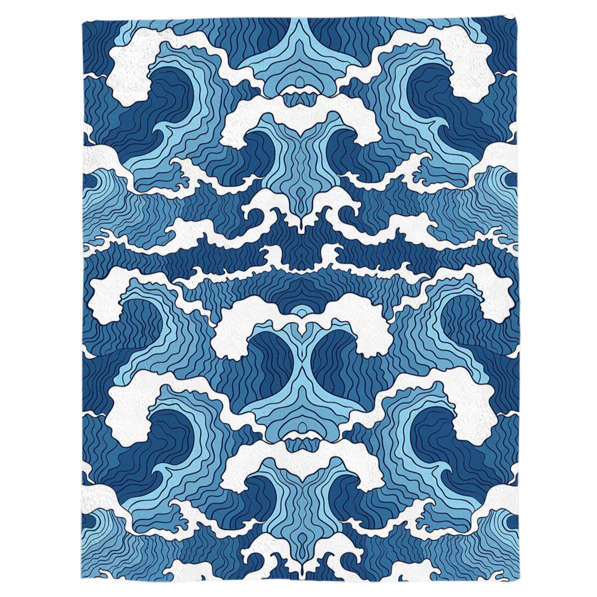 Grosse Welle Kuscheldecke Junpei (4 Größen)