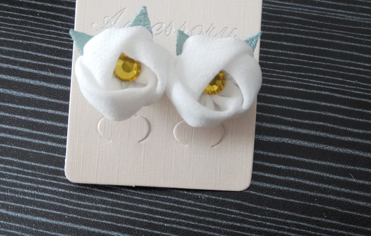 Kanzashi Haarnadel und Ohrringe Miki (2 Varianten)