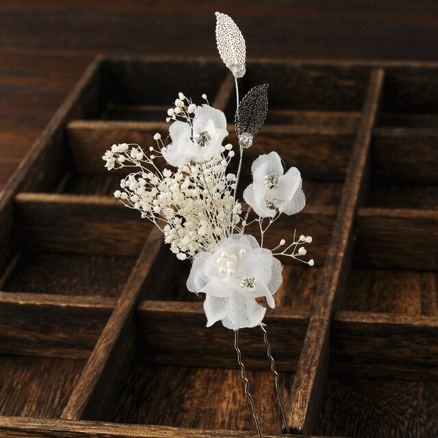 Kanzashi Haarblumen Gina (8 Modelle)