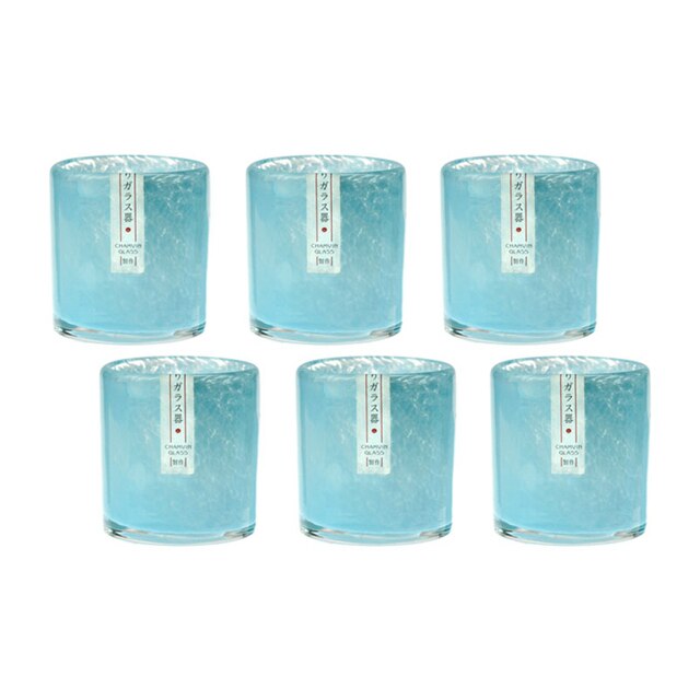 Blaues Whiskyglas Usu