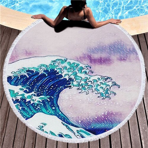 Rundes Strandtuch Akashi (5 Farben)