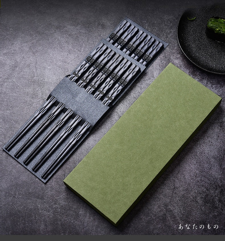 Essstäbchen Kaito, Set mit 5 Paar, rutschfest – Bild 13