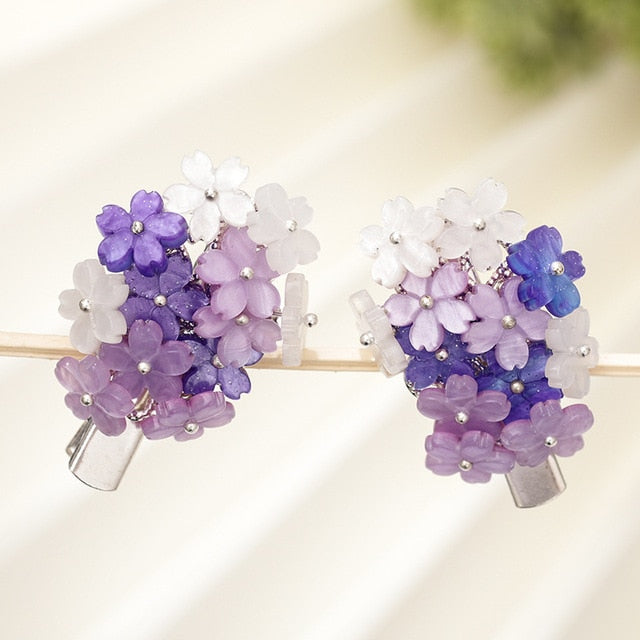 Blumen Haarspange Kanna