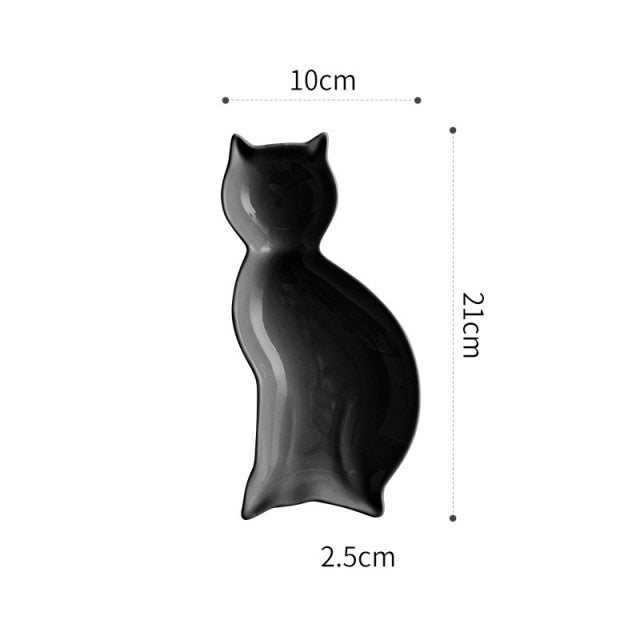 Katzen Teller Mizugaki (7 Farben)