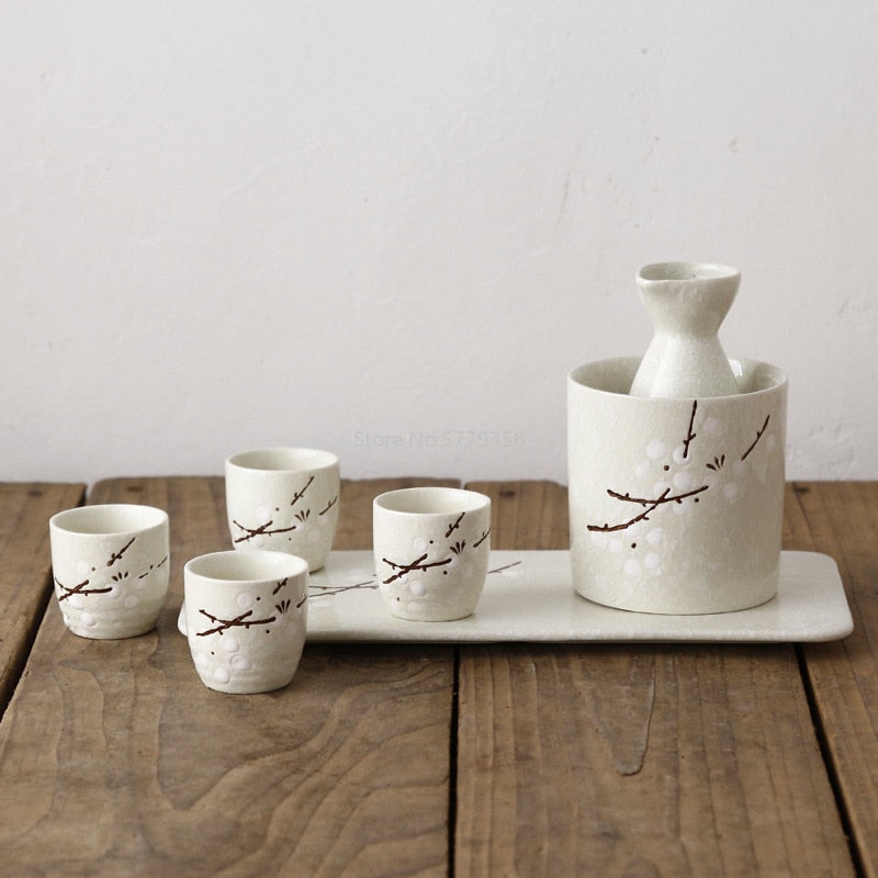 Sake Set Teshima (4 Farben)