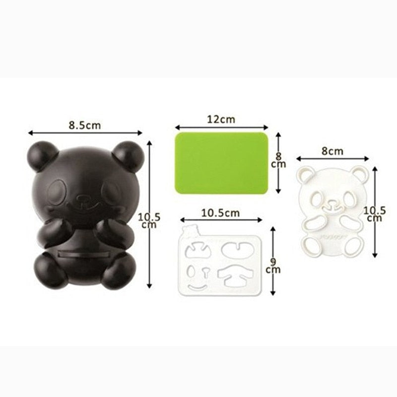 4 Teiliges Reisform-Set Panda