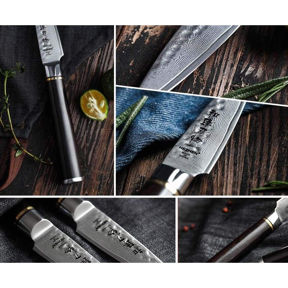 Shotoh Damascus Knife Kohana - Knives