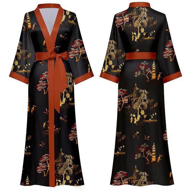 Damen Kimono Bademantel Kate (4 Farben)