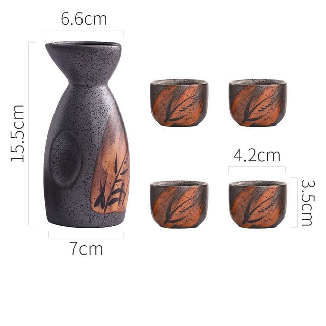 Keramik Sake Set Genda