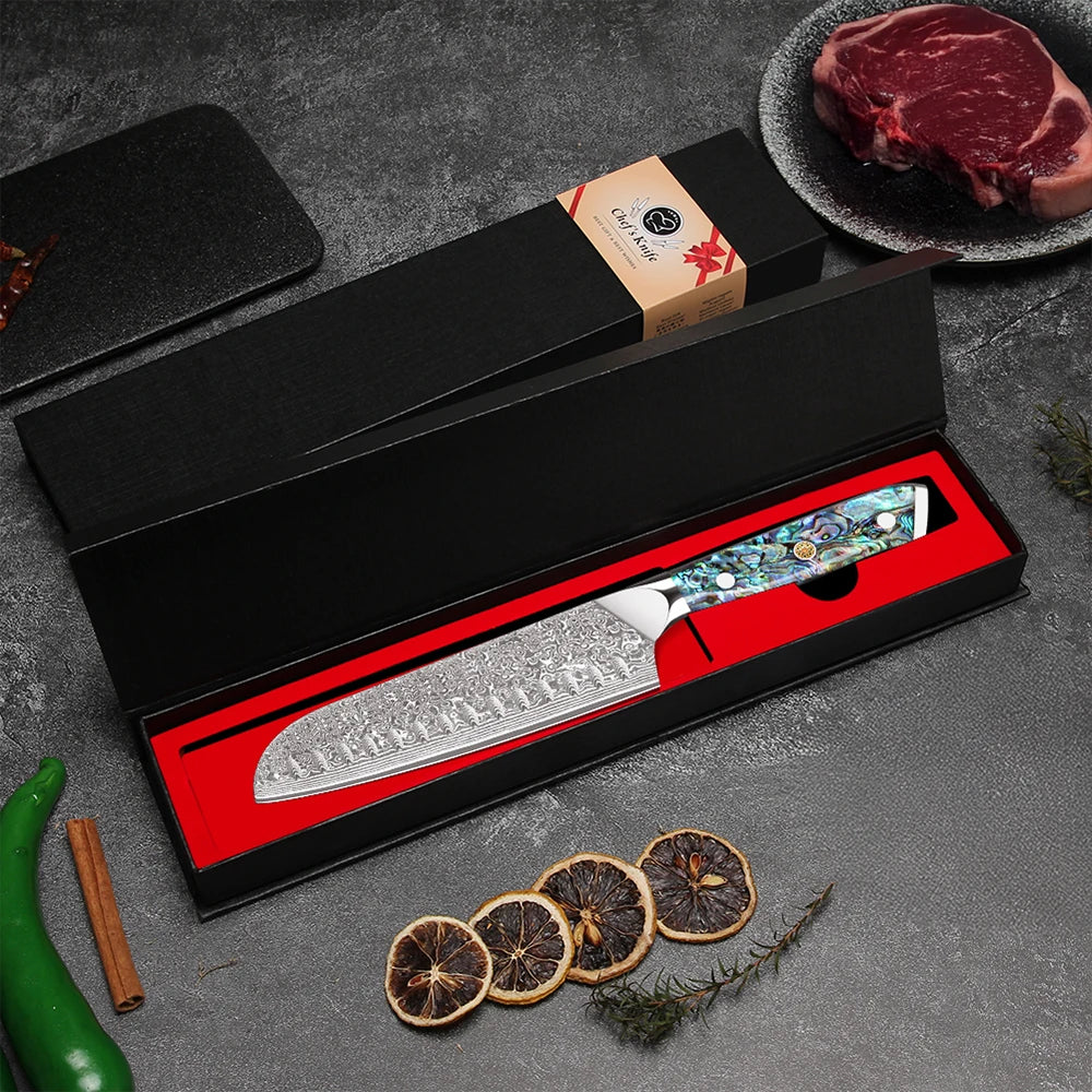 Santoku Damastmesser Miko