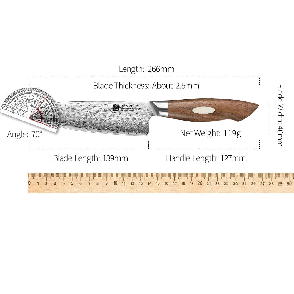 Santoku Damastmesser Fussa