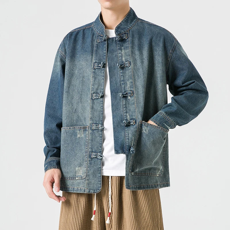 Asiatische Jeansjacke Chomato (2 Farben)