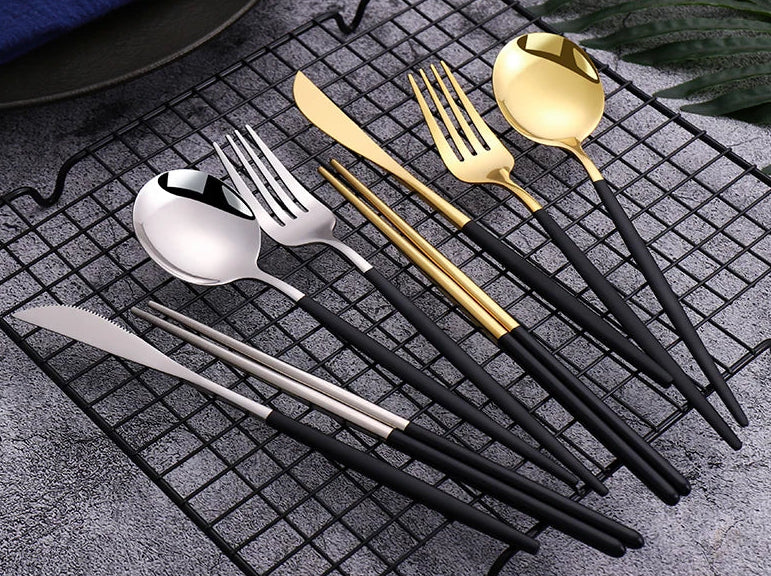 Edelstahl-Besteckset Masaye im koreanischen Stil