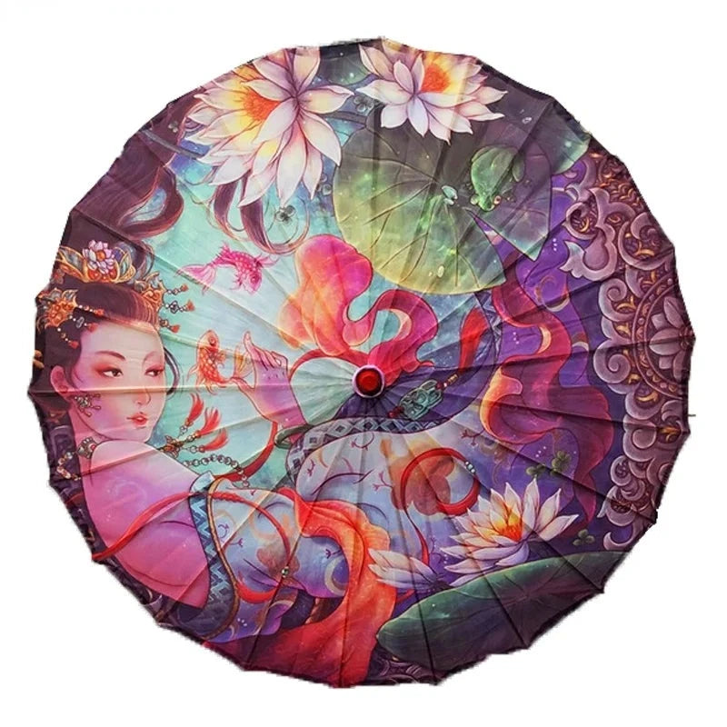 Asiatischer Sonnenschirm Ganbaru (5 Farben)