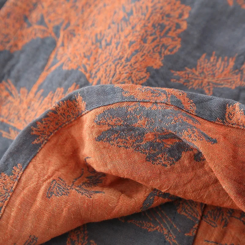 Herren Kimono-Robe Fuchu aus Baumwolle – Bild 6