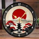 Wanduhr Ichiro. Japanischer Art.
