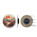 Wanduhr Kimiye. Japanischer Art. (4 Größen)