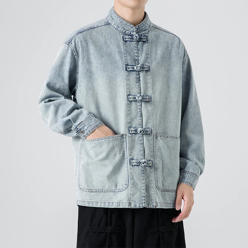 Asiatische Jeansjacke Chomato (2 Farben)
