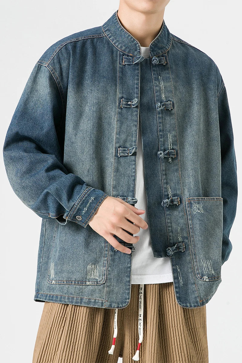 Asiatische Jeansjacke Chomato (2 Farben)
