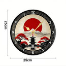 Wanduhr Ichiro. Japanischer Art.